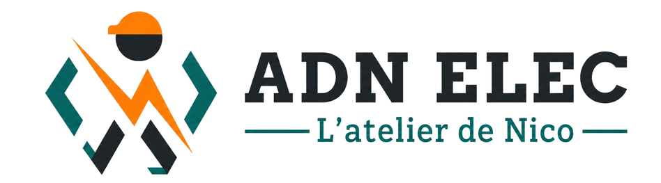 Logo ADN ELEC – L’atelier de Nico